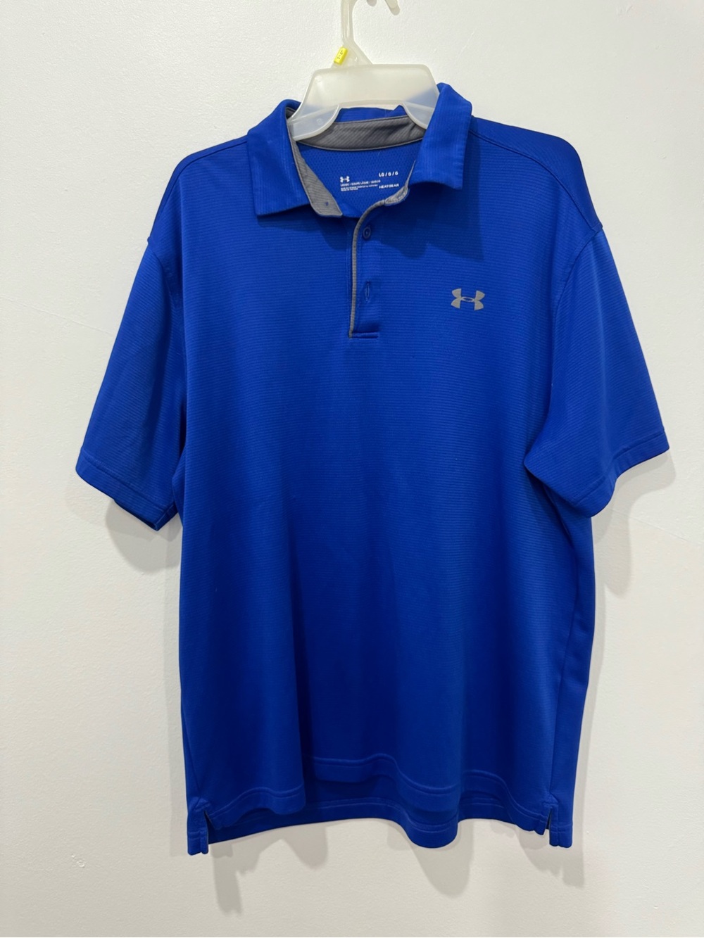Under Armour Men’s Royal Blue Polo with Contrast Trim